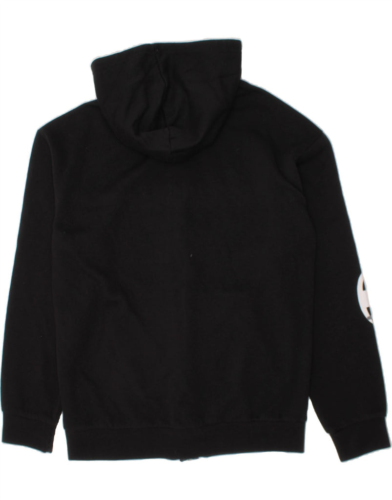 CHAMPION Boys Graphic Zip Hoodie Sweater 13-14 Years XL Black Cotton Vintage Champion and Second-Hand Champion from Messina Hembry 