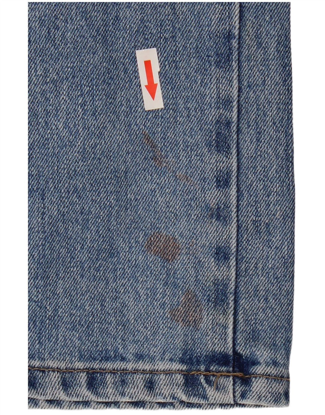 Wrangler Mens Straight Jeans W32 L32 Blue Cotton