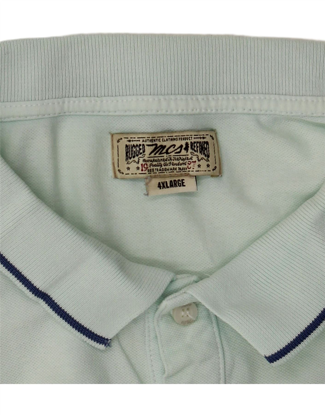 MARLBORO CLASSICS Mens Polo Shirt 4XL Blue