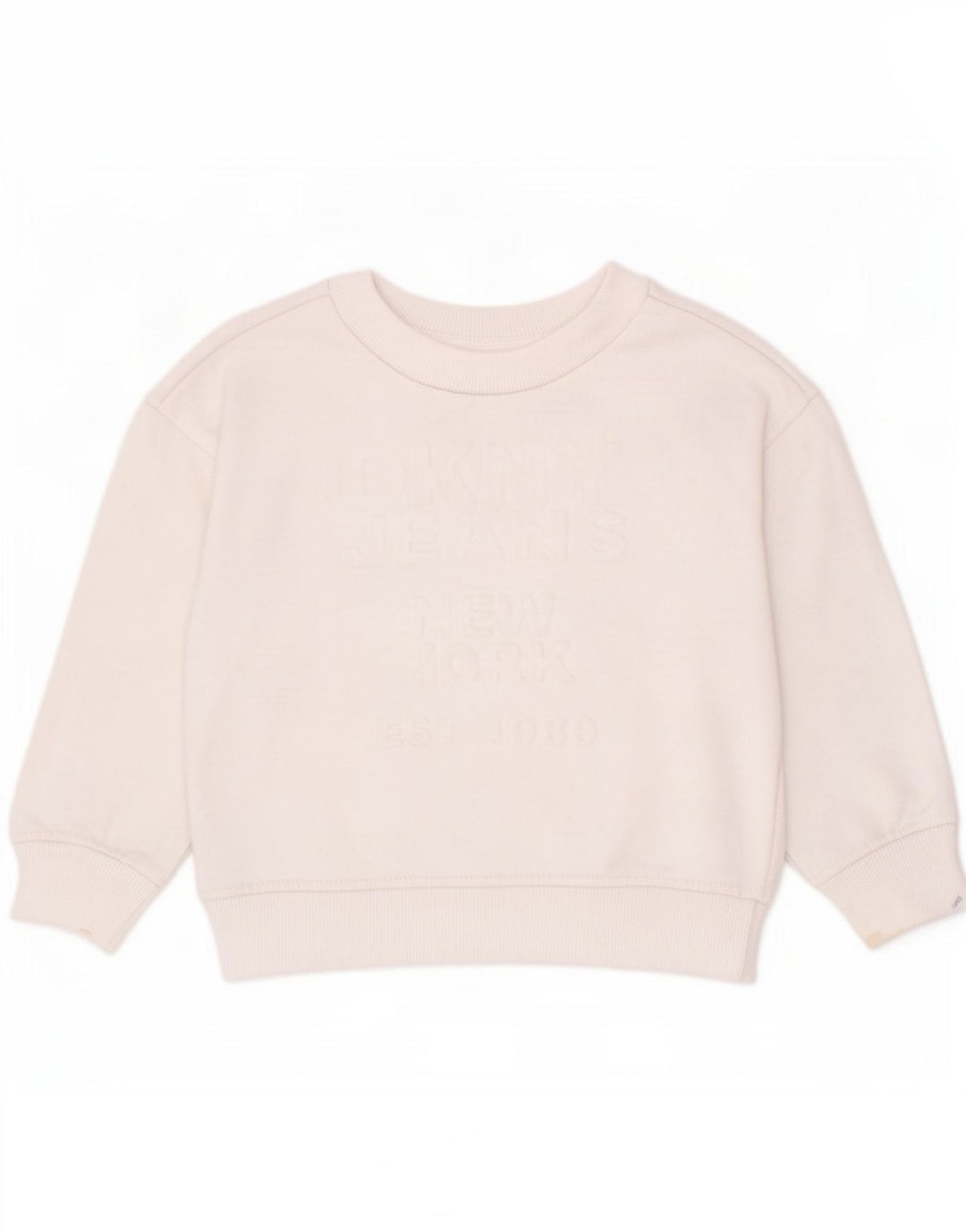 Dkny Boys Graphic Sweatshirt Jumper 2-3 Years White Cotton