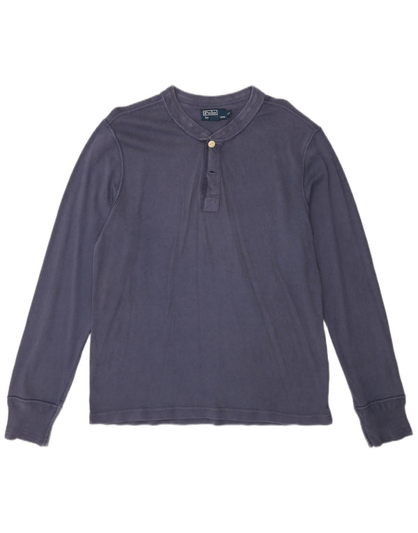 Polo Ralph Lauren Mens Top Long Sleeve XL Blue Cotton