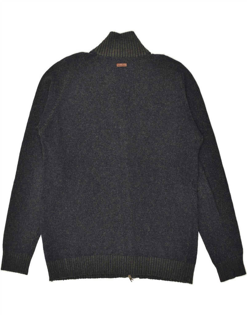 MARLBORO CLASSICS Mens Cardigan Sweater 2XL Navy Blue Flecked | Vintage Marlboro Classics | Thrift | Second-Hand Marlboro Classics | Used Clothing | Messina Hembry 
