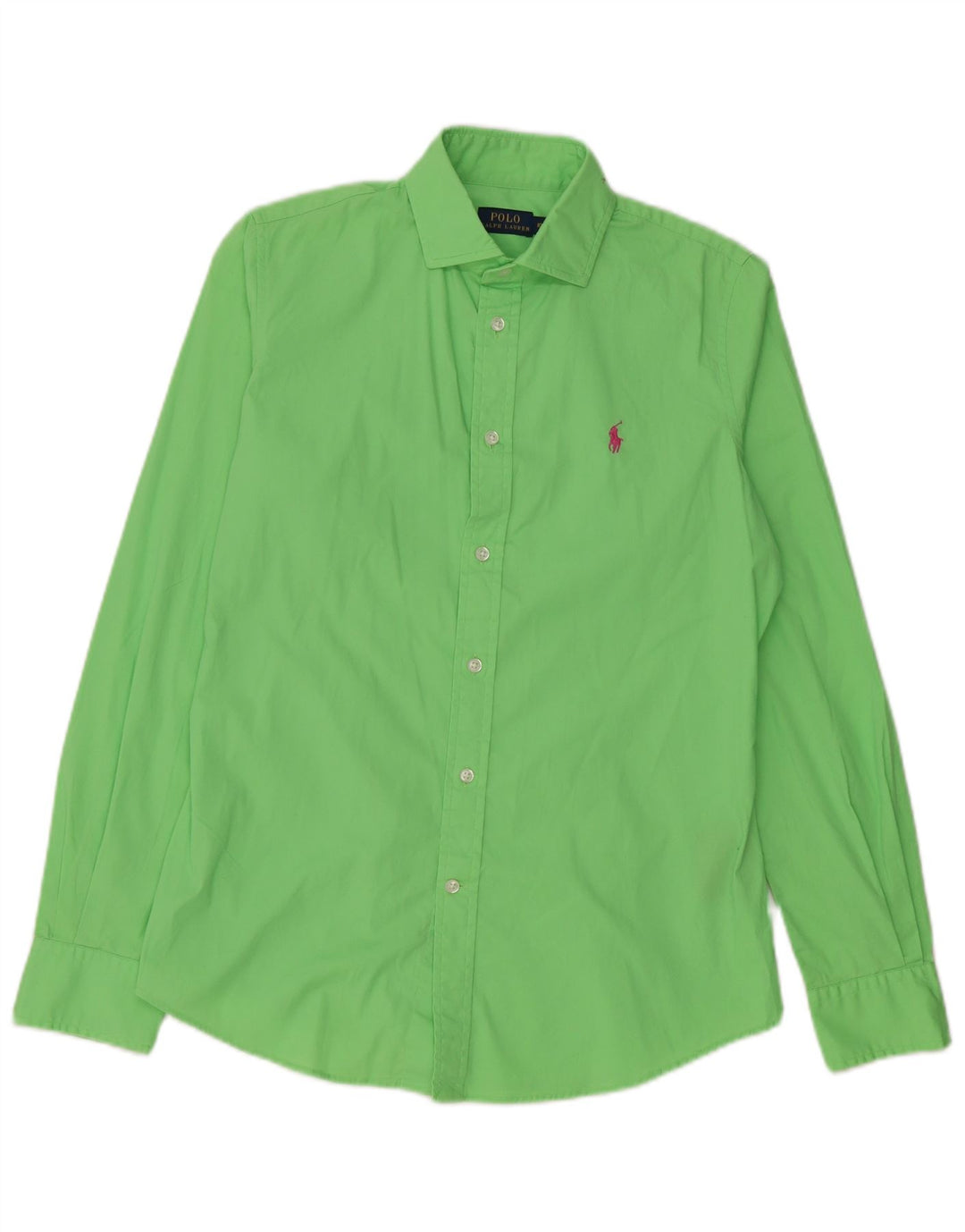 POLO RALPH LAUREN Womens Shirt US 10 Large Green Cotton