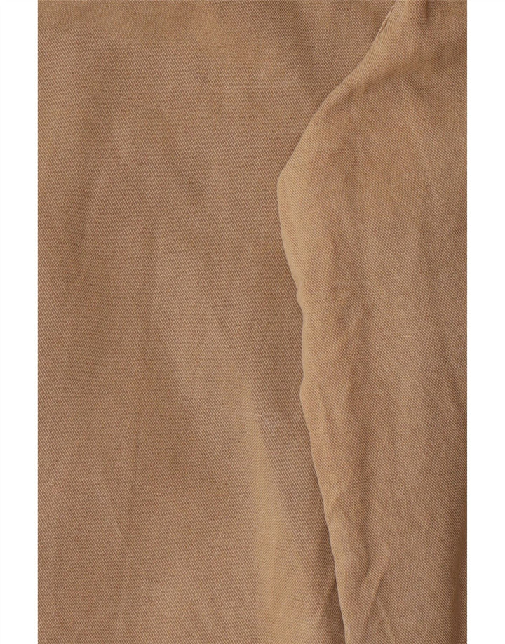 ZARA Womens Straight Cargo Trousers EU 40 Medium W30 L30 Beige Lyocell