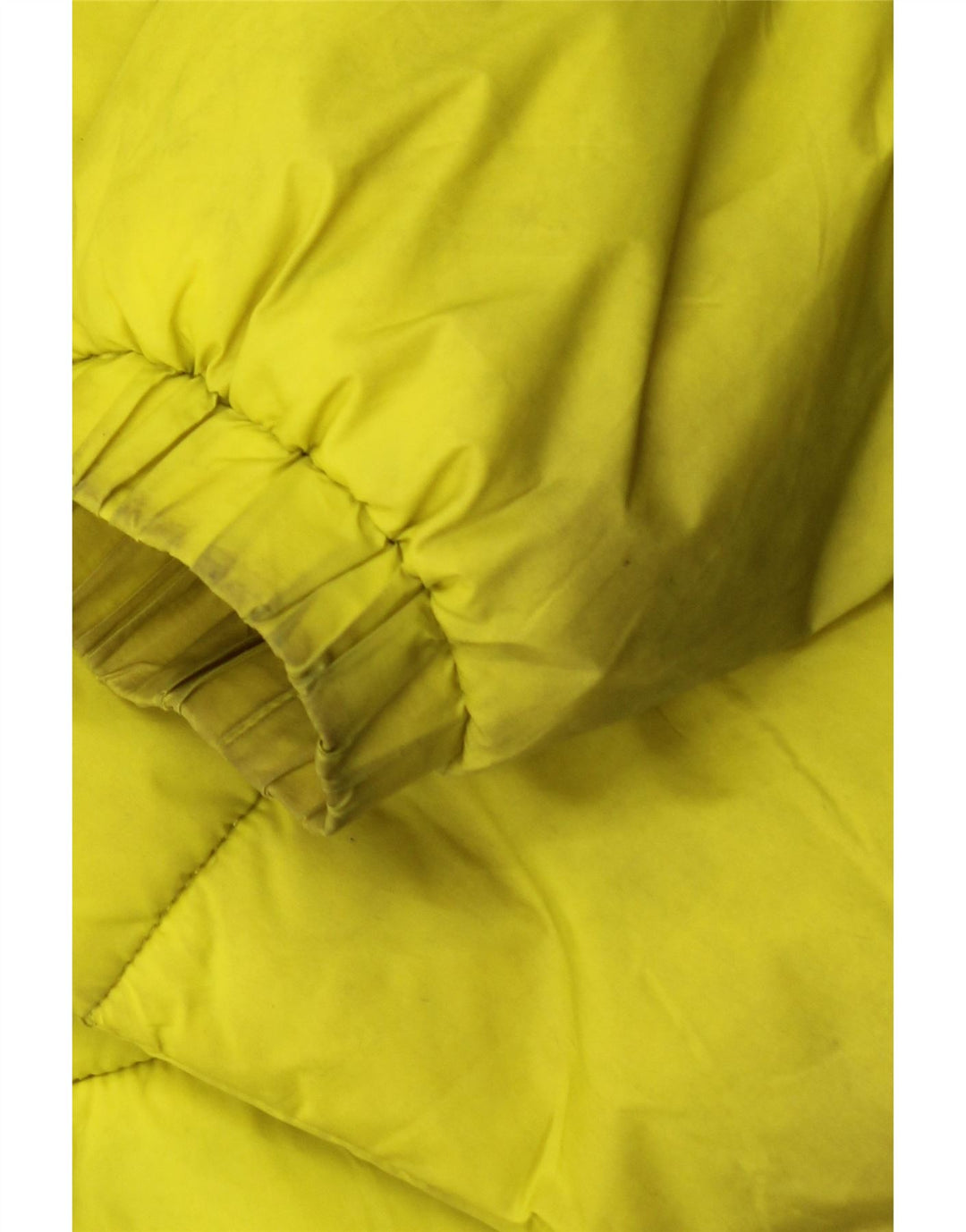 Zara Mens Loose Fit Padded Jacket UK 36 Small Yellow Polyester