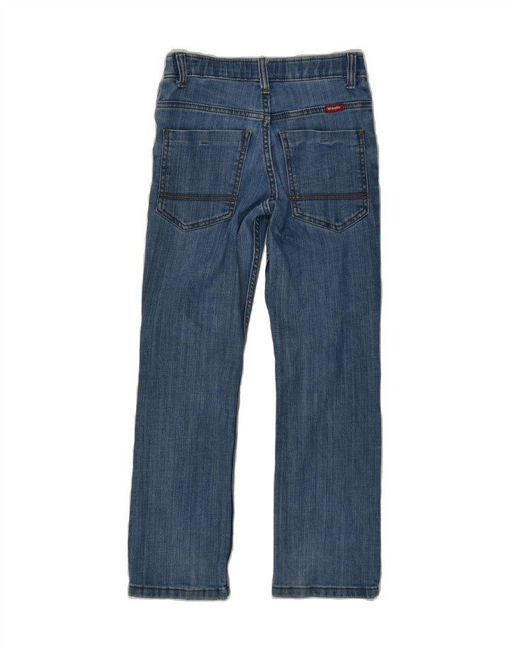 WRANGLER Boys Regular Straight Jeans 9-10 Years W26 L24 Blue Cotton | Vintage Wrangler | Thrift | Second-Hand Wrangler | Used Clothing | Messina Hembry 