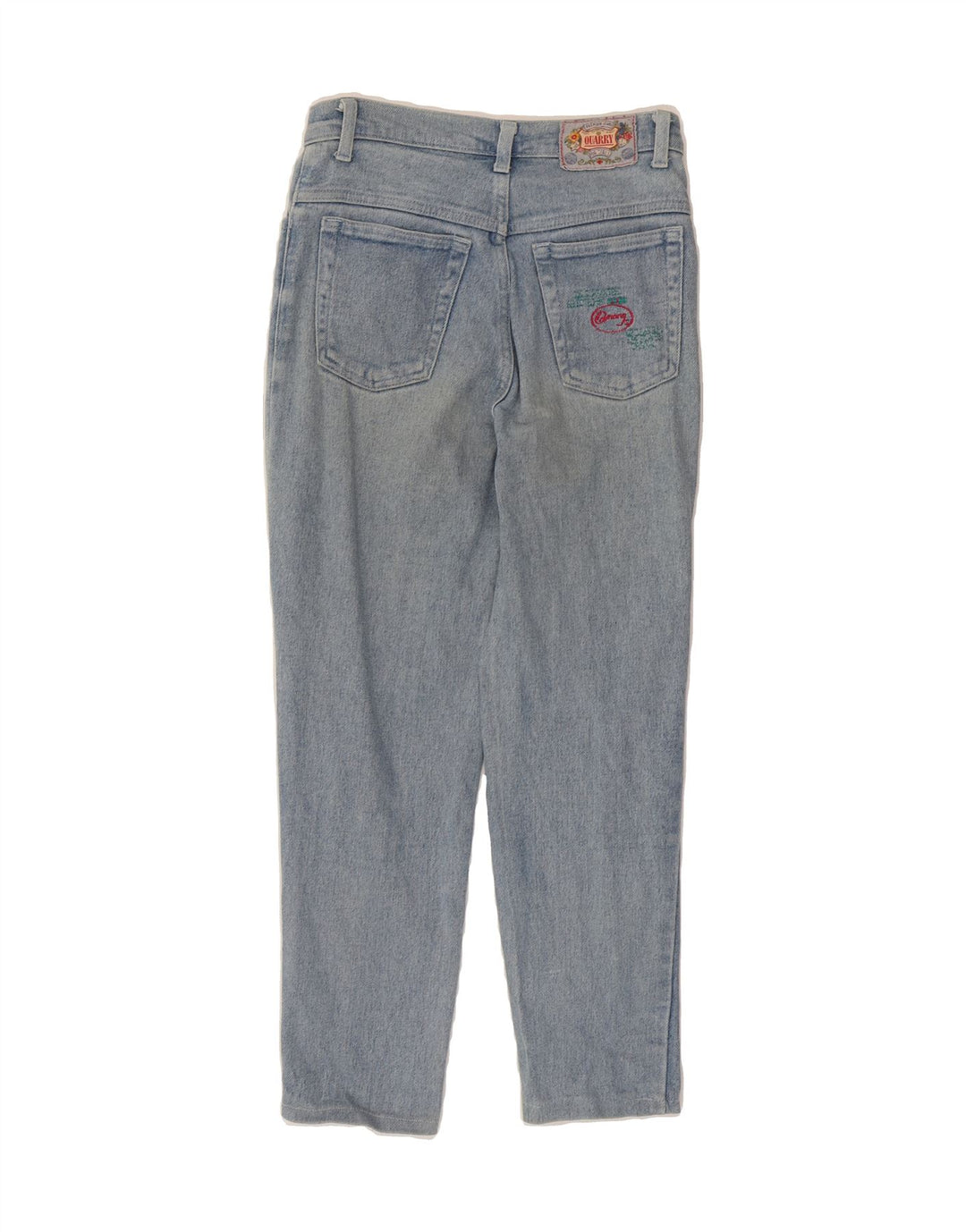 QUARRY Womens Tapered Jeans W27 L26 Blue Cotton Vintage Quarry and Second-Hand Quarry from Messina Hembry 