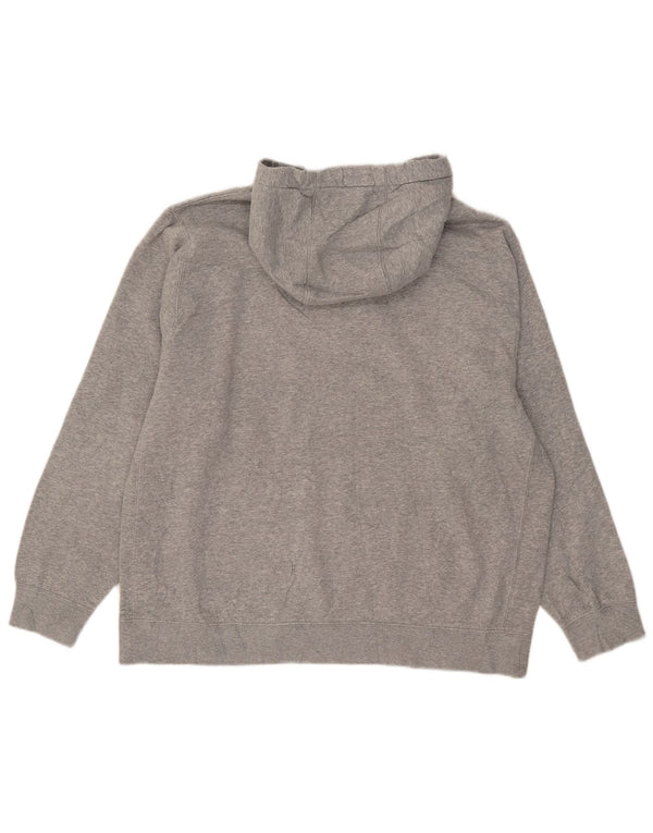 Nike Mens Woodstock Graphic Hoodie Jumper XL Grey Flecked Cotton