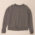 VANS Womens Graphic Oversized Sweatshirt Jumper UK 14 Medium Grey Cotton Vintage Vans and Second-Hand Vans from Messina Hembry 