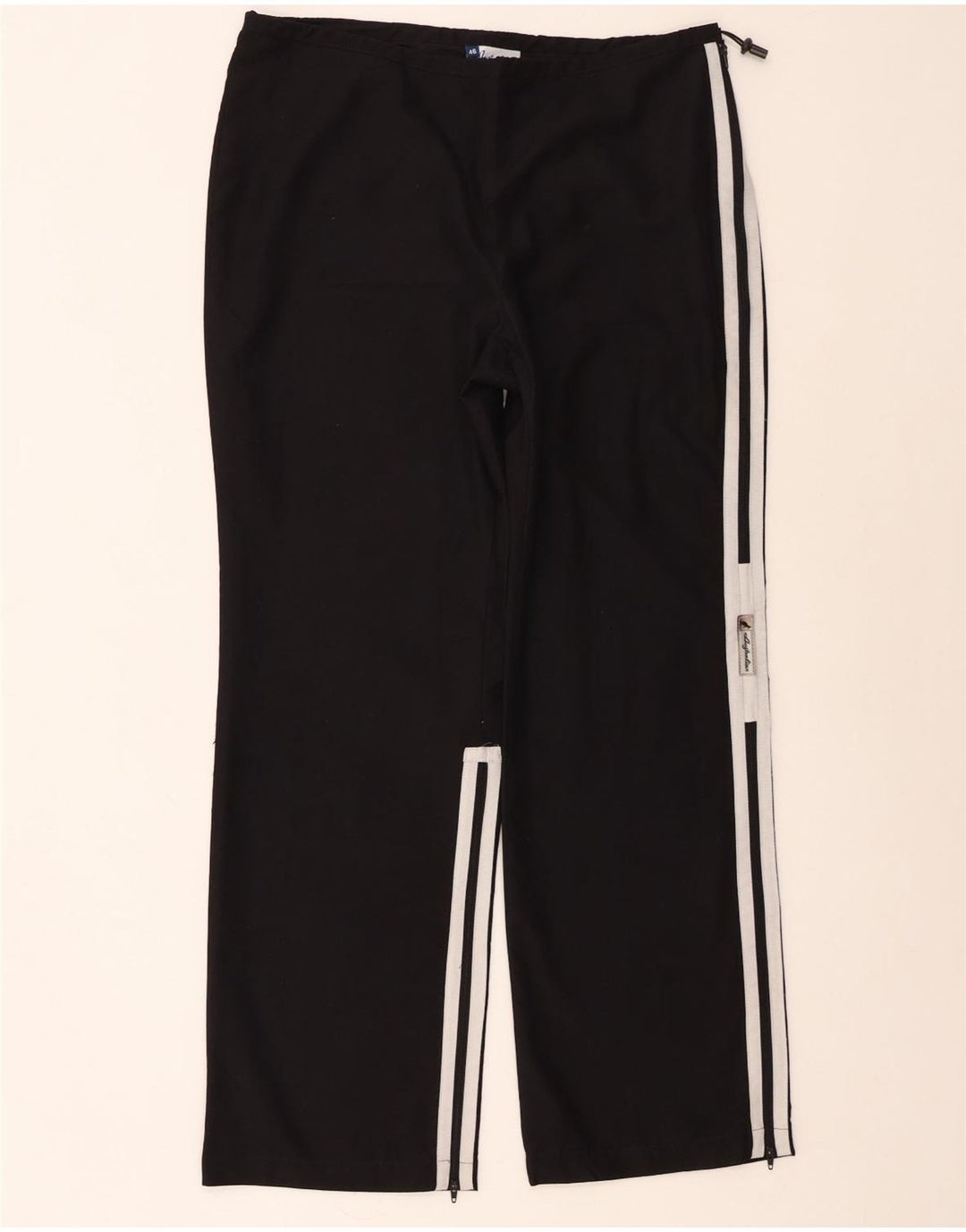 AUSTRALIAN L'ALPINA Womens Tracksuit Trousers IT 46 Large  Black Polyester