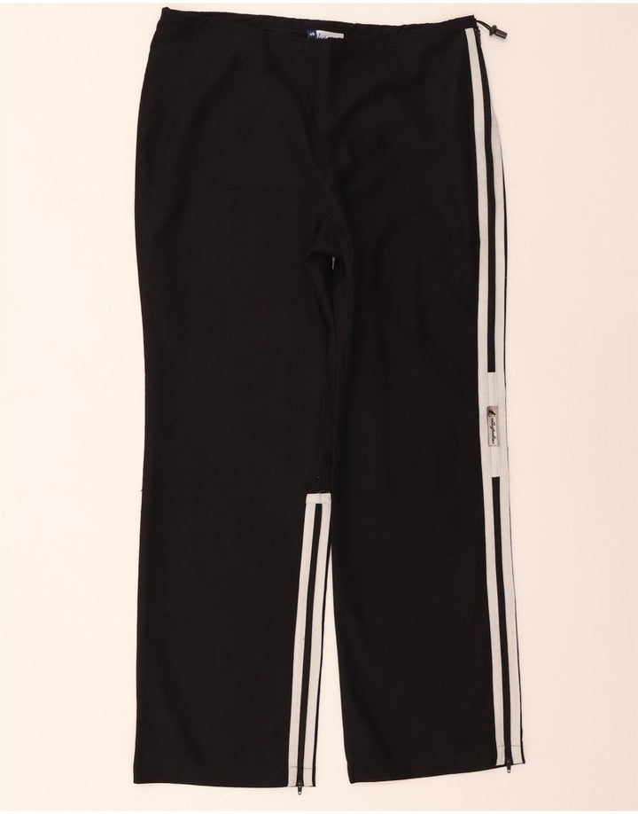 AUSTRALIAN L'ALPINA Womens Tracksuit Trousers IT 46 Large  Black Polyester