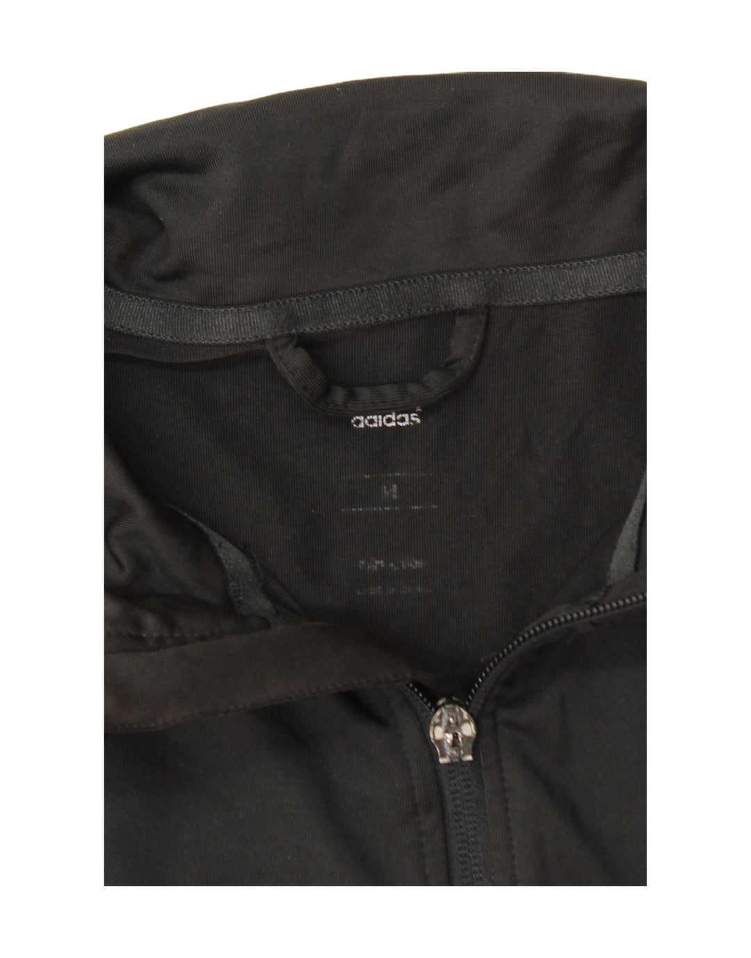 ADIDAS Mens Climalite Tracksuit Top Jacket Medium Black Polyester
