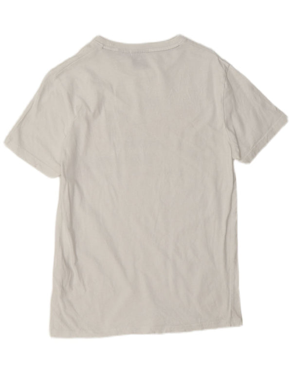 Superdry Mens Graphic T-Shirt Top Medium White Cotton