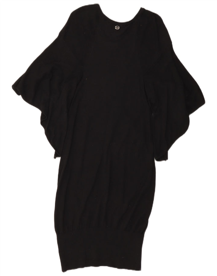 Liu Jo Womens Batwing Jumper Dress UK 10 Small Black