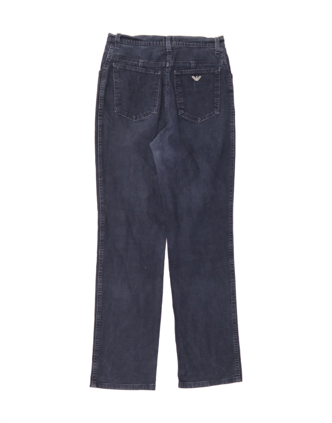 ARMANI Womens Tapered Jeans W32 L31 Navy Blue Cotton Vintage Armani and Second-Hand Armani from Messina Hembry 