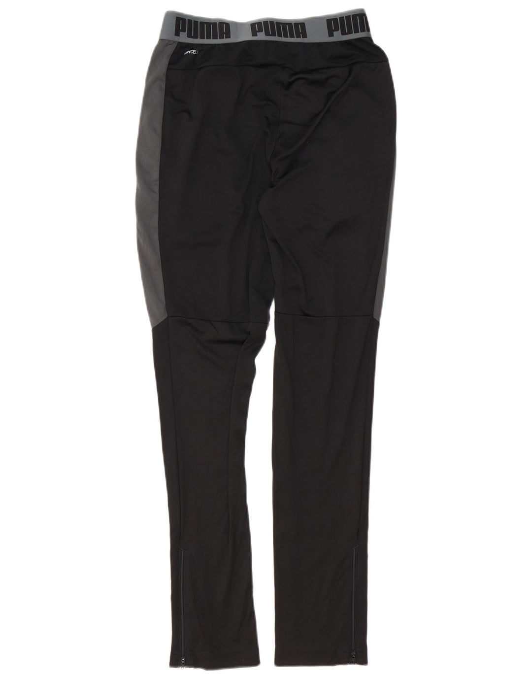 Puma Mens Tracksuit Trousers Small Black Colourblock Polyester Sports