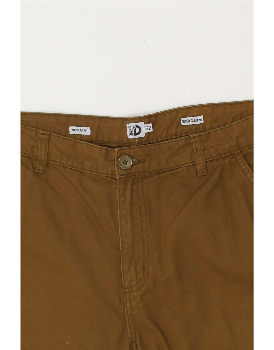 DACK'S Mens Regular Fit Chino Shorts IT 52 XL W36 Brown Cotton Vintage Dack's and Second-Hand Dack's from Messina Hembry 