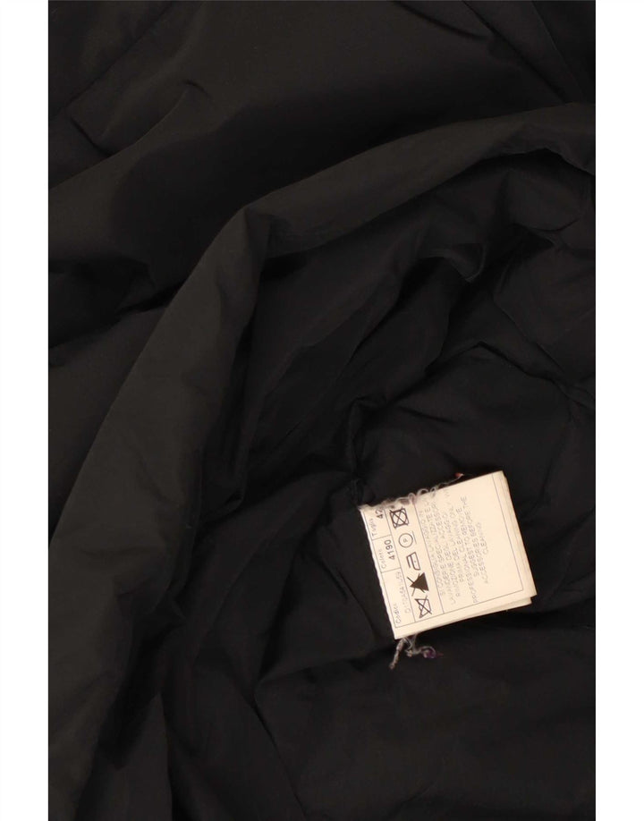 Ermanno Scervino Womens Padded Coat IT 42 Medium Black Polyester
