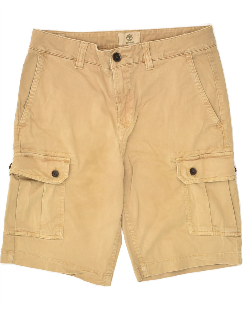 TIMBERLAND Mens Cargo Shorts W30 Medium  Brown Cotton | Vintage Timberland | Thrift | Second-Hand Timberland | Used Clothing | Messina Hembry 