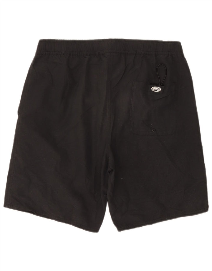 Animal Mens Graphic Swimming Shorts Medium  Black Polyester