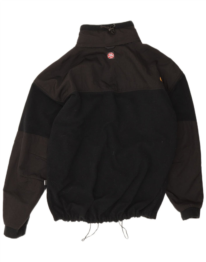Jack Wolfskin Mens Fleece Jacket UK 42 XL Black Polyester