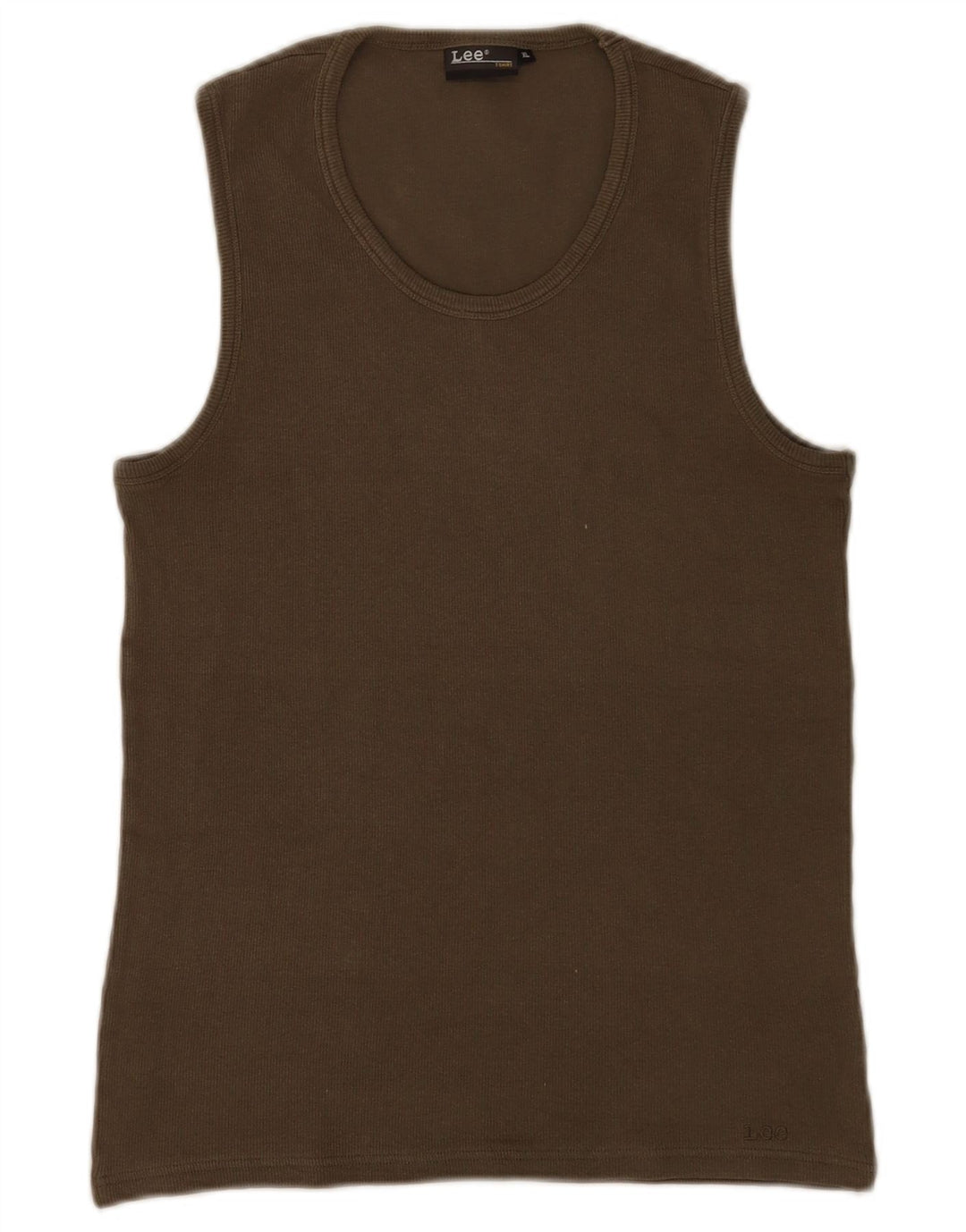 Lee Mens Vest Top XL Khaki