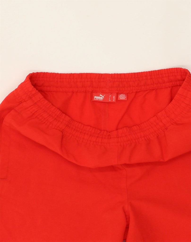 PUMA Boys Sport Shorts 11-12 Years Red | Vintage Puma | Thrift | Second-Hand Puma | Used Clothing | Messina Hembry 