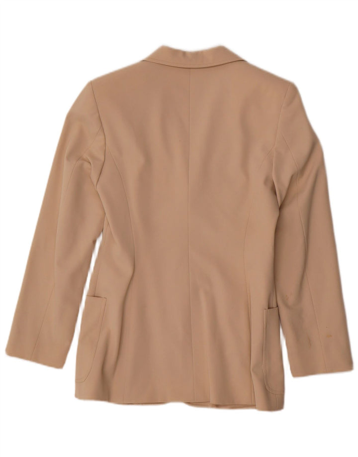 Penny Black Womens 2 Button Blazer Jacket UK 6 XS Beige Polyester