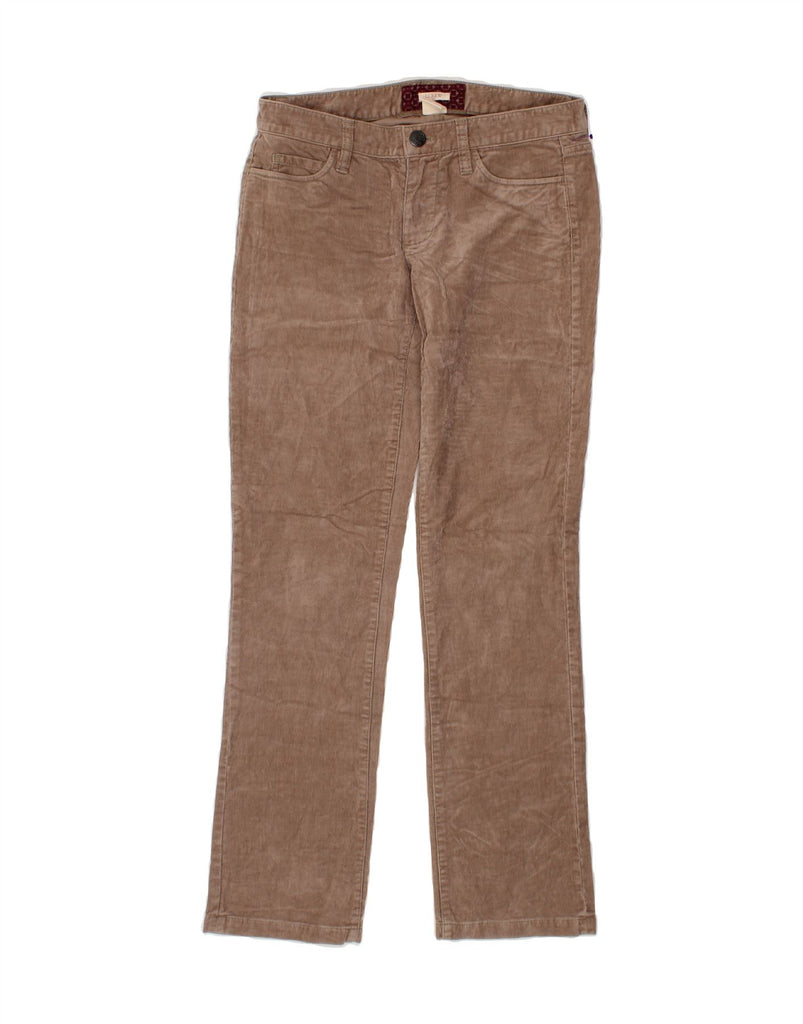 J. CREW Womens Slim Corduroy Trousers  W26 L30 Brown Cotton Vintage J. Crew and Second-Hand J. Crew from Messina Hembry 