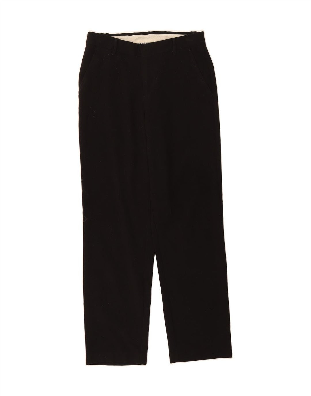 CHAPS Boys Straight Casual Trousers 13-14 Years W26 L28 Black Polyester Vintage Chaps and Second-Hand Chaps from Messina Hembry 