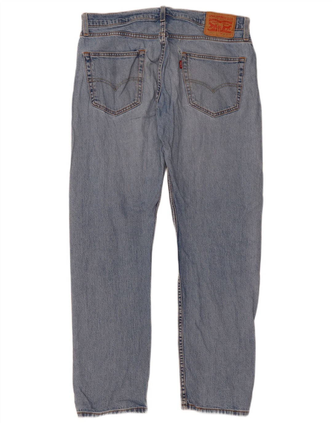Levi's Mens 502 Straight Jeans W33 L32 Blue Cotton