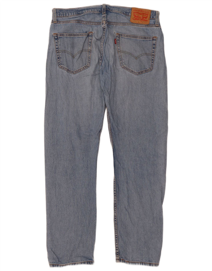 Levi's Mens 502 Straight Jeans W33 L32 Blue Cotton