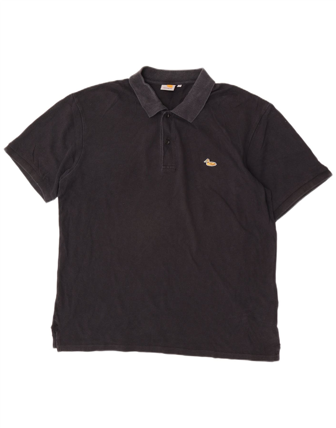 Carhartt Mens Polo Shirt 2XL Black Cotton