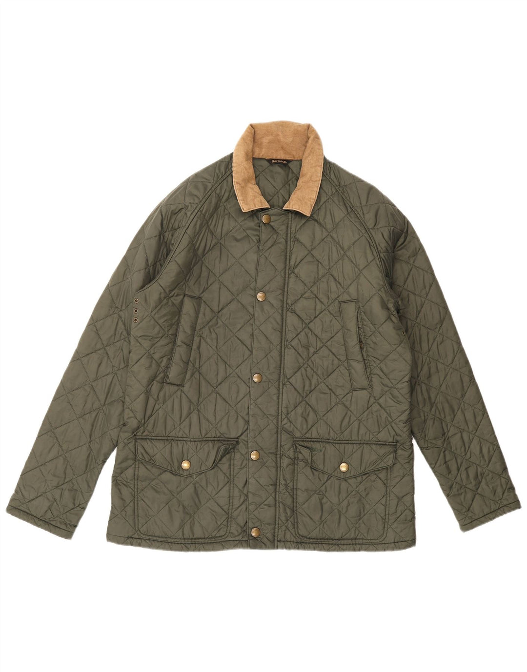 Barbour Mens Quilted Jacket UK 42 XL Green