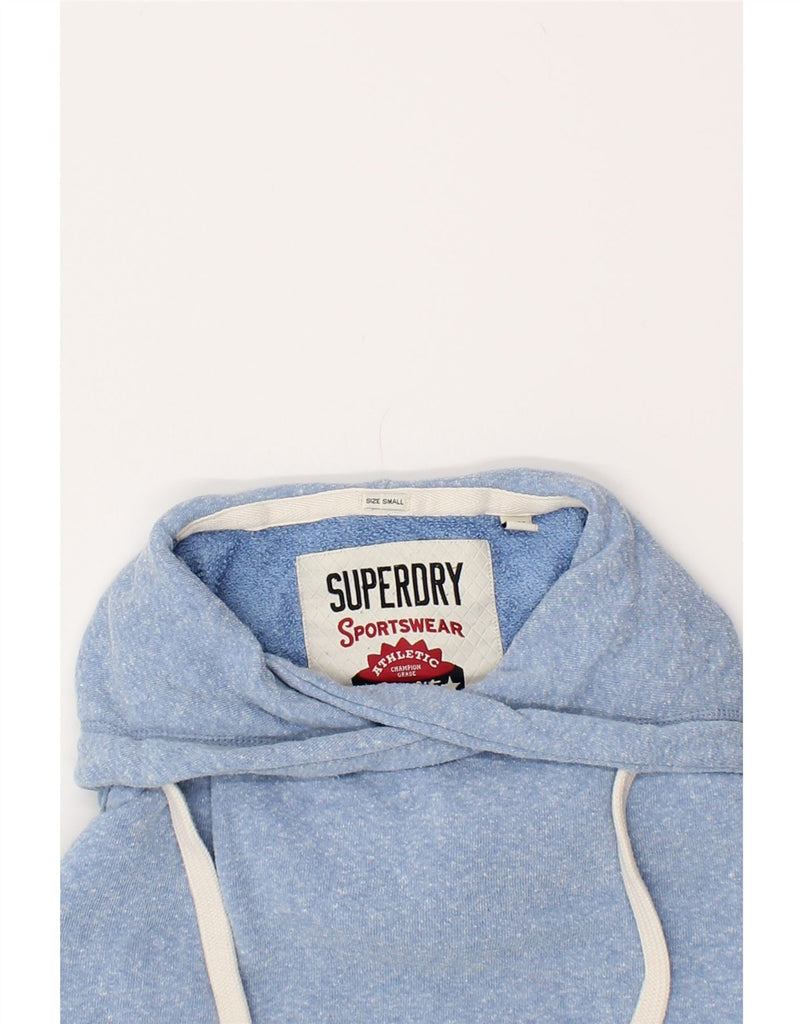 SUPERDRY Womens Hoodie Jumper UK 10 Small Blue Cotton | Vintage Superdry | Thrift | Second-Hand Superdry | Used Clothing | Messina Hembry 