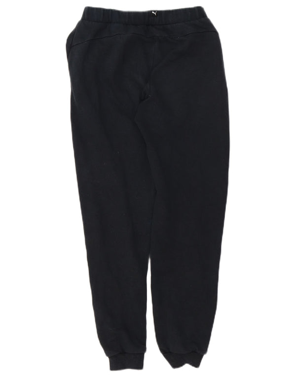 Puma Boys Graphic Tracksuit Trousers Joggers 11-12 Years Black