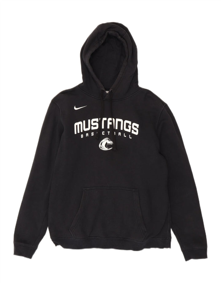 Nike Mens Mustangs Graphic Hoodie Jumper Medium Black