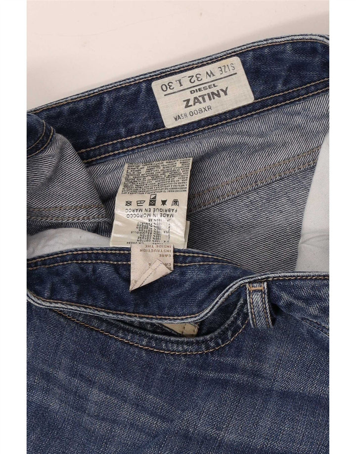 Diesel Mens Zatiny Bootcut Jeans W32 L30 Blue Cotton