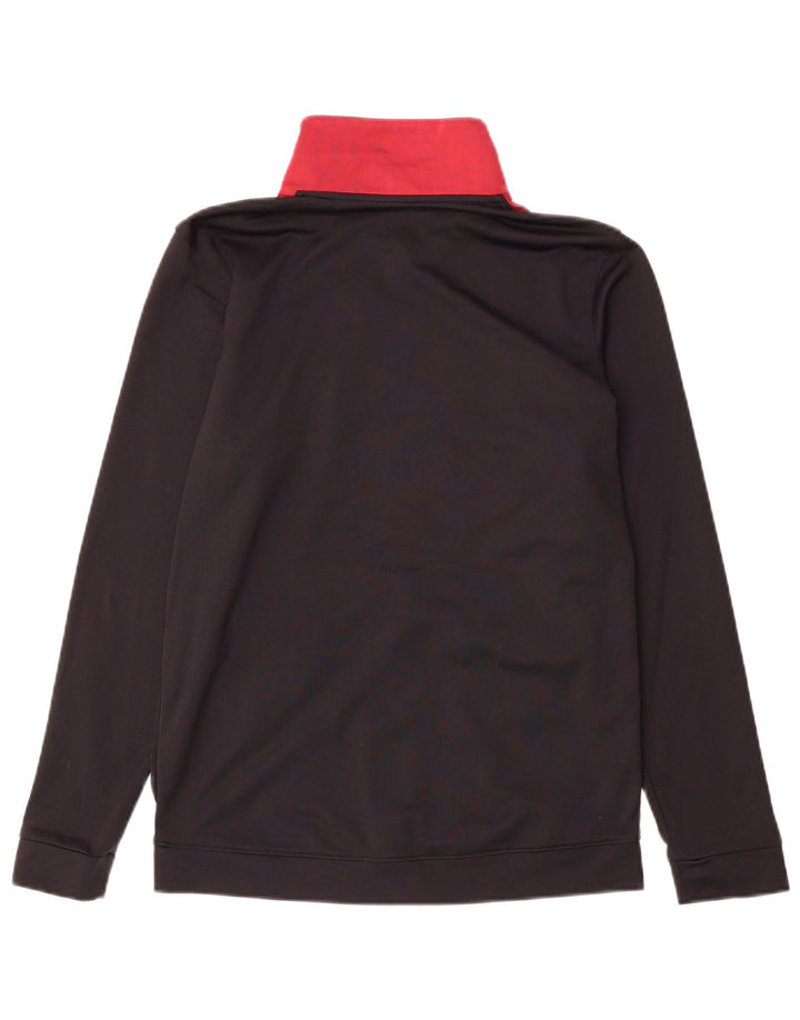 Under Armour Mens Tracksuit Top Jacket Small Black Colourblock Polyester
