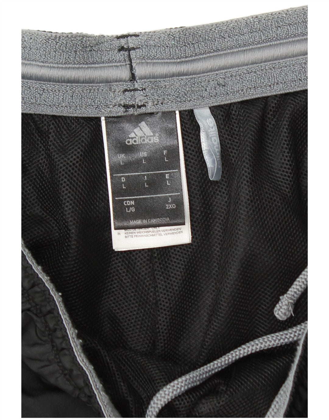 ADIDAS Mens Climalite Sport Shorts Large  Black Polyester