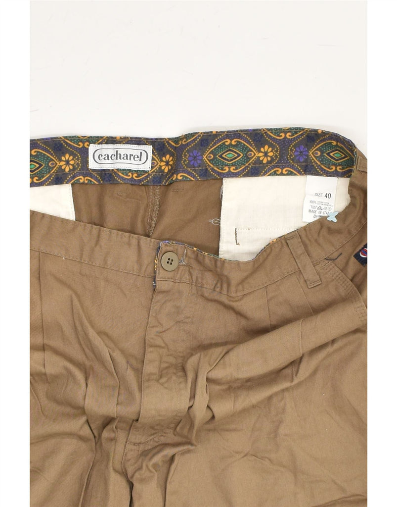 CACHAREL Mens Tapered Chino Trousers W40 L34 Brown Cotton | Vintage Cacharel | Thrift | Second-Hand Cacharel | Used Clothing | Messina Hembry 