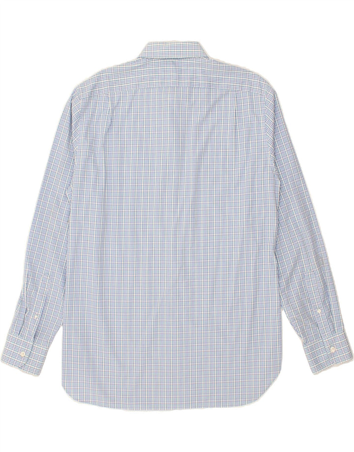 J. CREW Mens Thompson Shirt Size 16-16 1/2 Large Blue Check Cotton Vintage J. Crew and Second-Hand J. Crew from Messina Hembry 