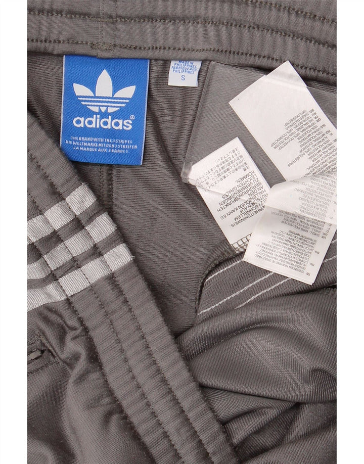 Adidas Mens Tracksuit Trousers Small  Grey Polyester