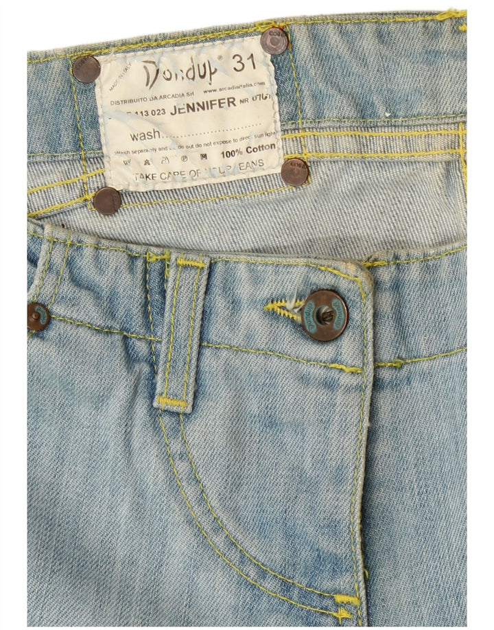 Dondup Womens Bootcut Jeans W31 L34 Blue Cotton