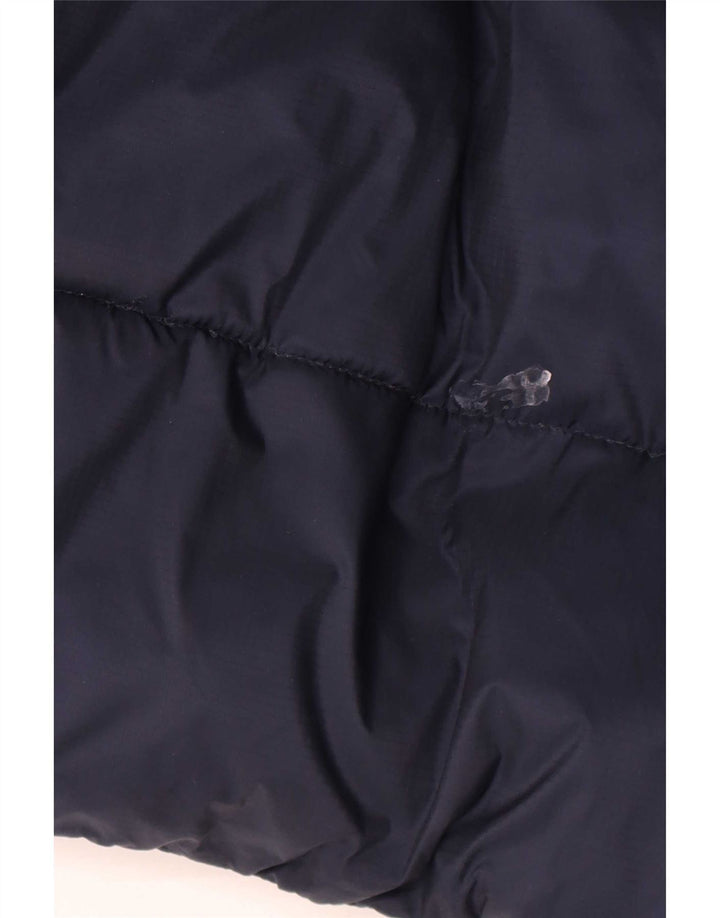 Superdry Mens Padded Jacket UK 36 Small Navy Blue Colourblock Polyester