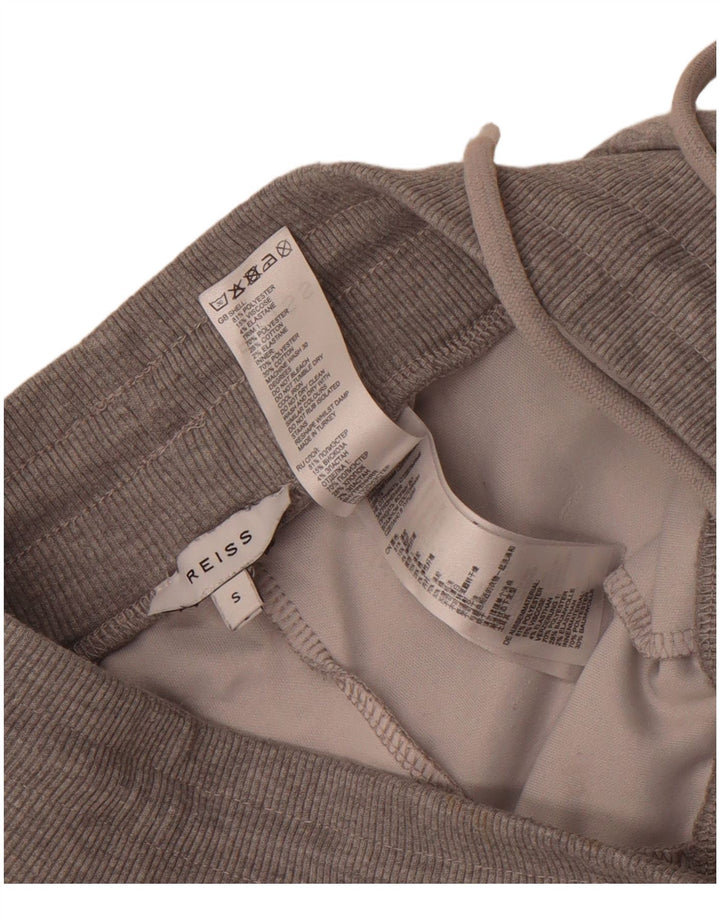 Reiss Mens Tracksuit Trousers Joggers Small Grey Polyester