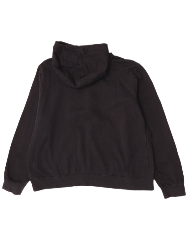 Nike Womens Graphic Oversized Hoodie Jumper UK 20 2XL Black
