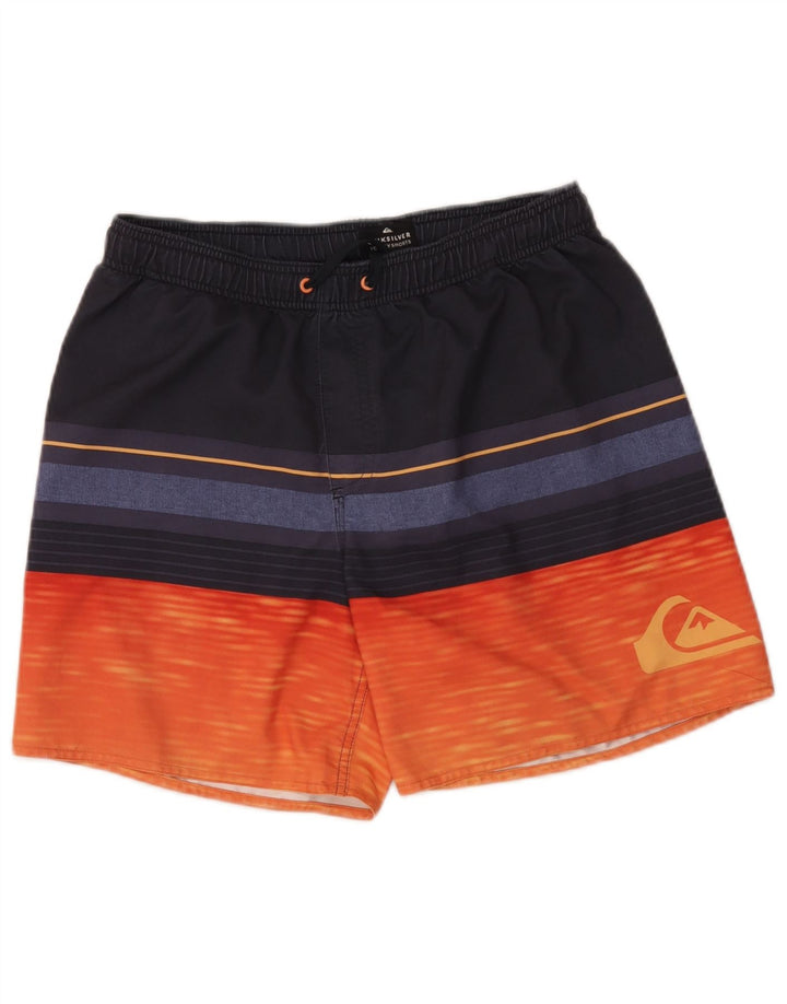 Quiksilver Mens Graphic Swimming Shorts Medium Multicoloured Striped