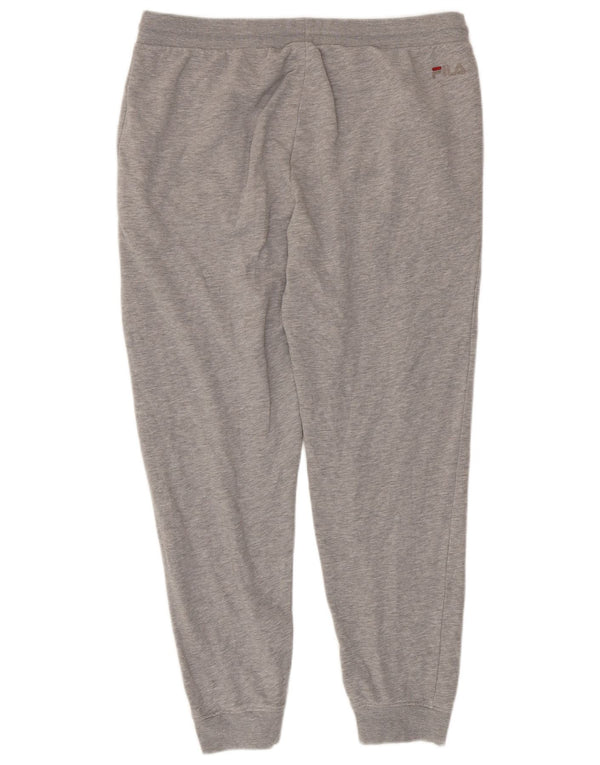 Fila Mens Tracksuit Trousers Joggers 2XL Grey Flecked Cotton