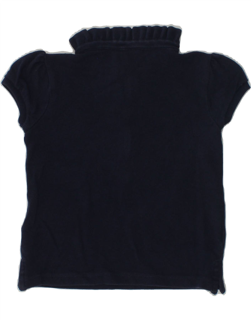 RALPH LAUREN Baby Girls Polo Shirt 18-24 Months Navy Blue Cotton | Vintage Ralph Lauren | Thrift | Second-Hand Ralph Lauren | Used Clothing | Messina Hembry 
